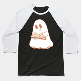 A reading ghost with a book Baseball T-Shirt